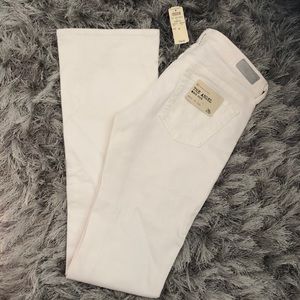 AG White Boot Cut Jeans - The Angel